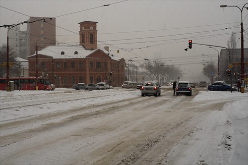 Zasnežená Bratislava 23.02.2009