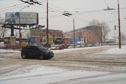 Zasnežená Bratislava 23.02.2009