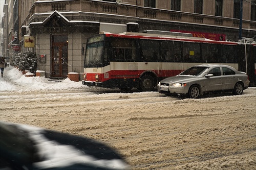 Zasnežená Bratislava 23.02.2009