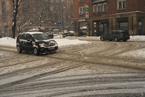 Zasnežená Bratislava 23.02.2009