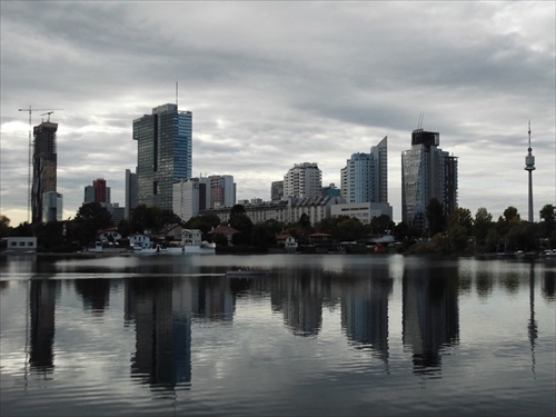 Pohľad na Donaucity