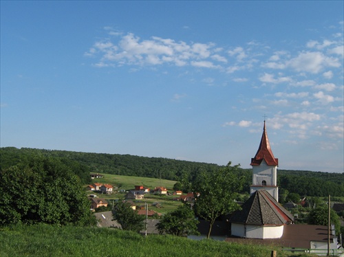 pohľad z kopca