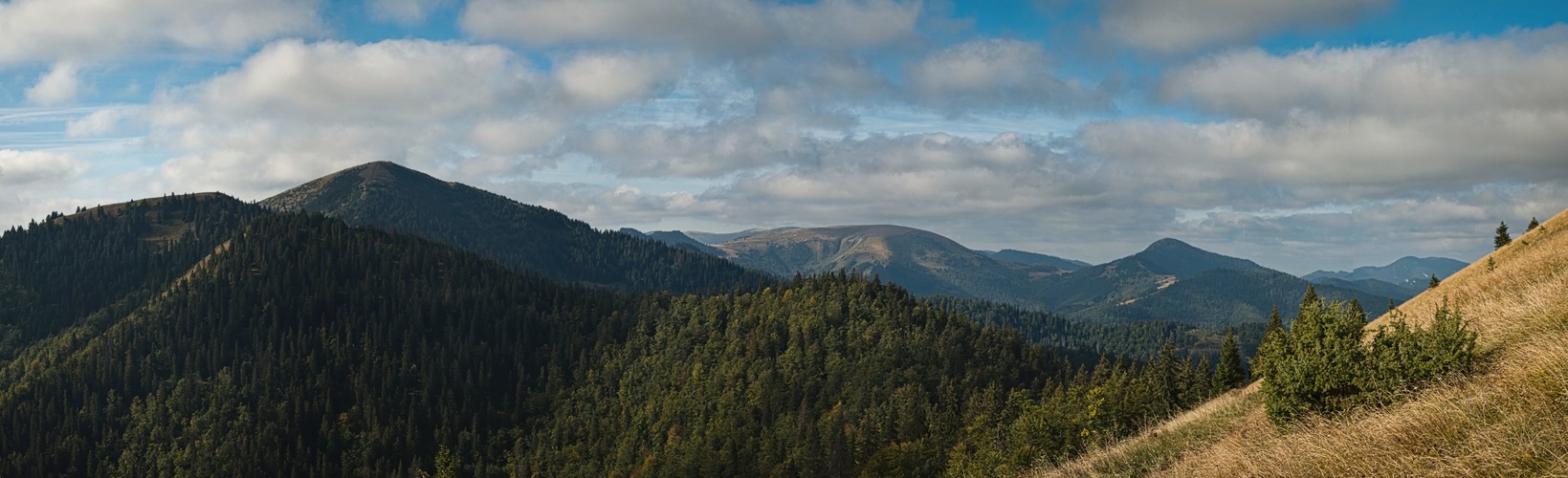 Rakytov, Ploská a Borišov zo Skalnej Alpy, Veľká Fatra.