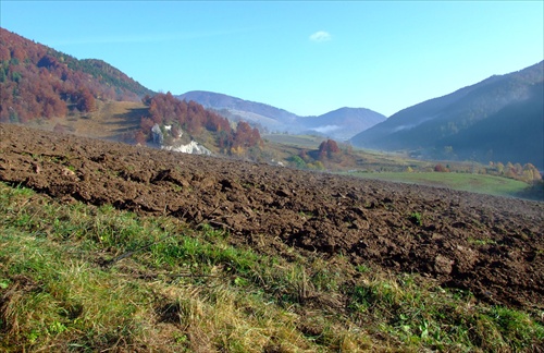 ráno nad dedinou