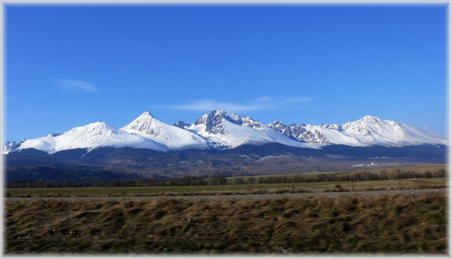 Tatry z auta