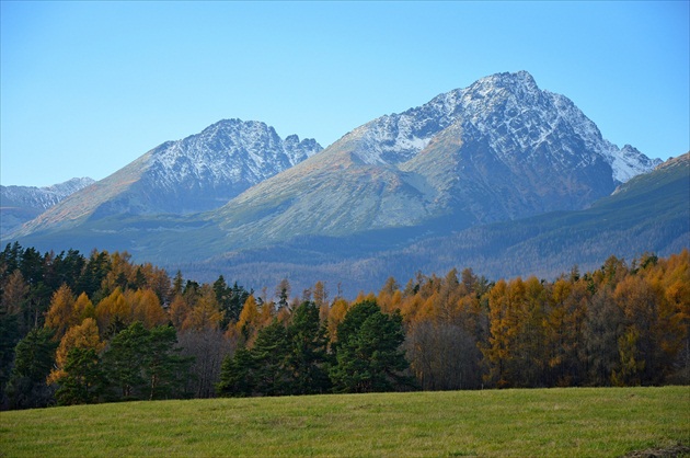 Jesenné popoludnie pod Gerlachom