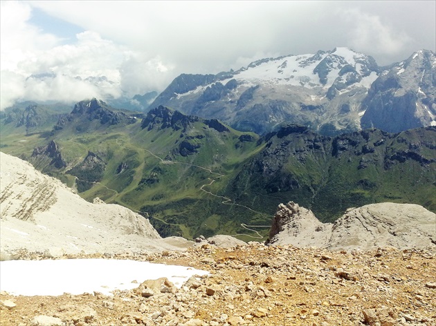 Marmolada z Pic Boe