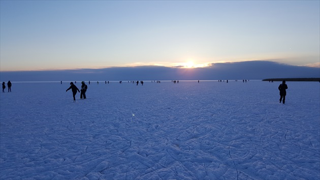 korčulovanie na Neusiedelsee