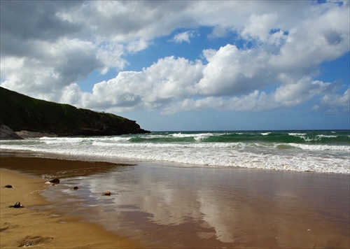 Playa Xivares,Asturias,Španielsko