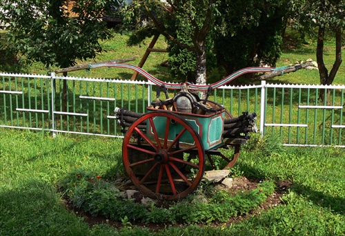 Taká menšia, asi za bicykel