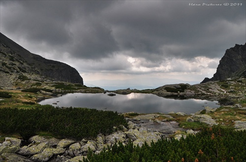 Pleso nad vodopádom Skok