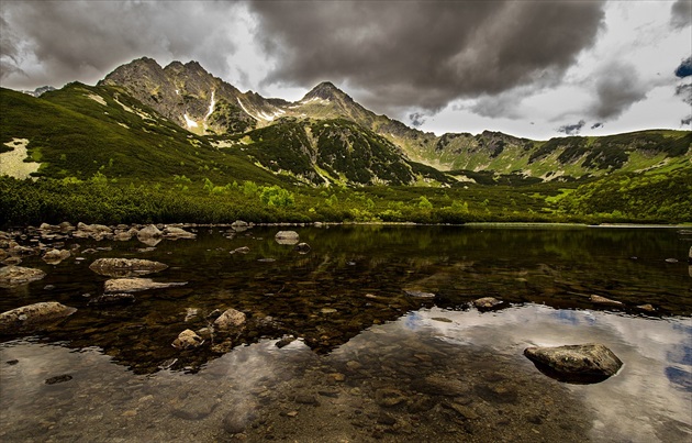 Veľké Biele pleso a Jahňací štít