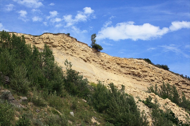 Pieskovcoví kameňolom.