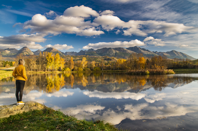 Ranný pohľad na Tatry 