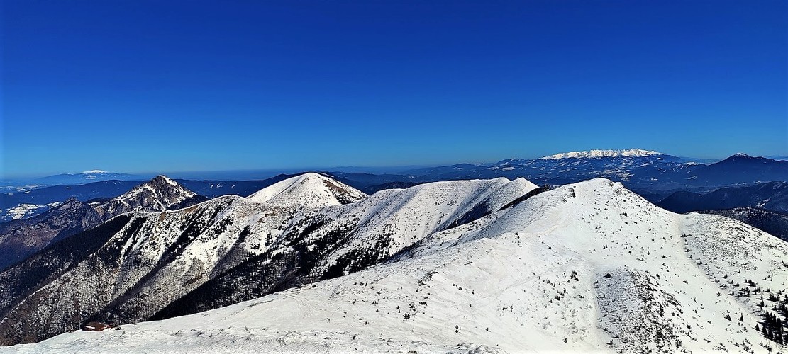 Malá Fatra od Veľkého Kriváňa