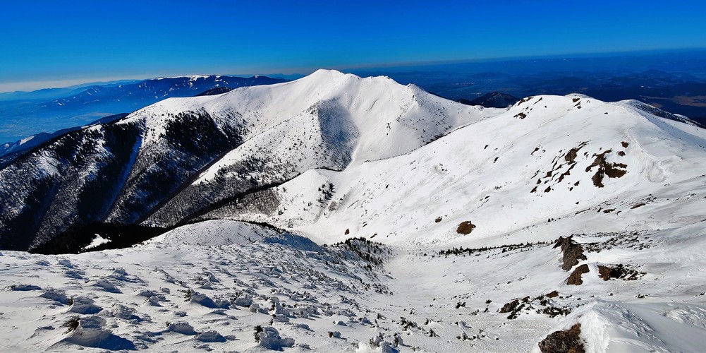 Pohľad na Malý Fatranský Kriváň (1671m)