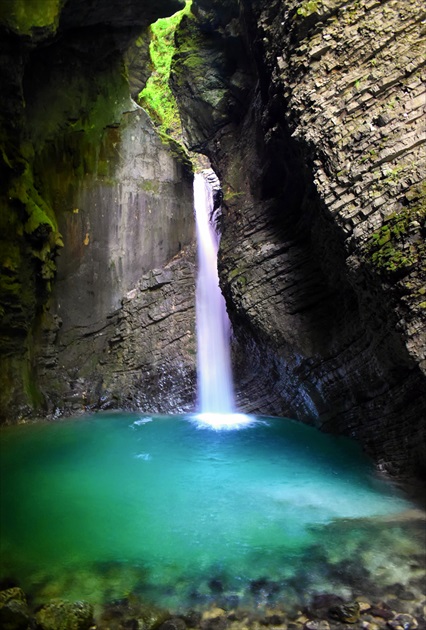 Vodopád Kozjak, Slovinsko