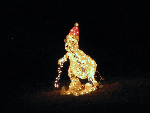 Weihnachten im America - na lyžiach