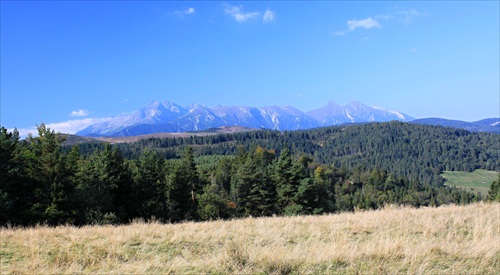 pohľad na Tatry