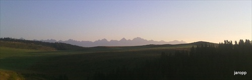 Tatry od Liptovskej Tepličky