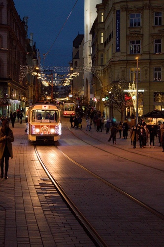 večerní Brno