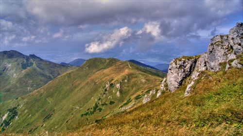 Pohľad z Veľkého Kriváňa