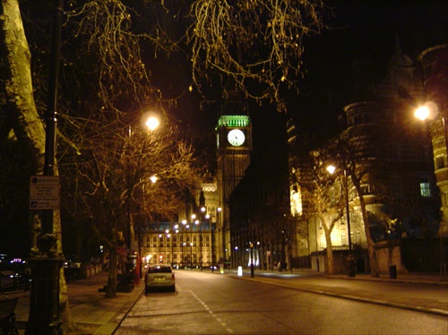 Big Ben a večerné zátišie