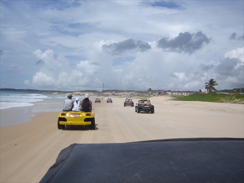 Buggy trip, Via costeira beach