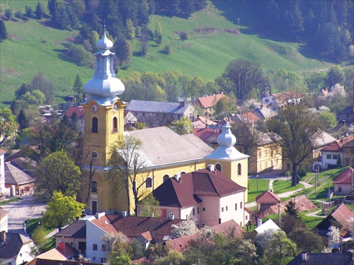 Smolník-pohľad na kostol