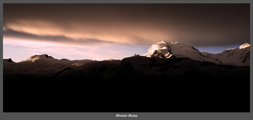 Monte Rosa vcas rano