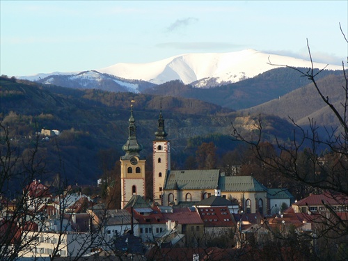 Zimna panorama Bystrice