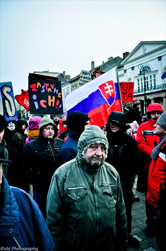 GORILA protest Košice