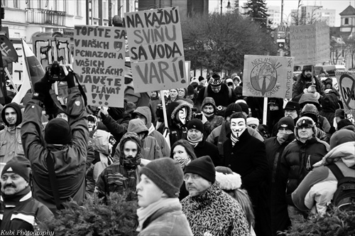 GORILA protest Košice