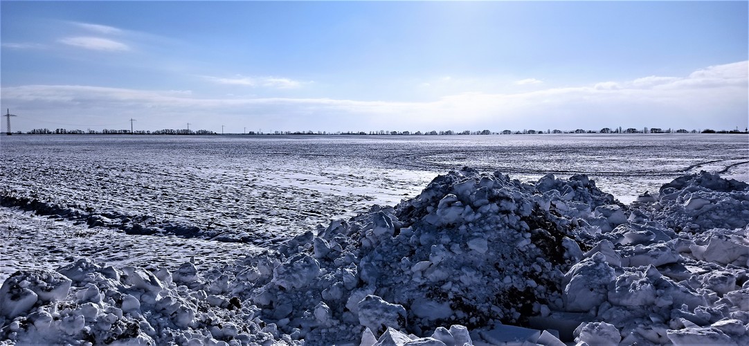 Zima a vietor.Február 2021.