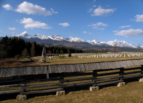 tatranská panoráma z Važca