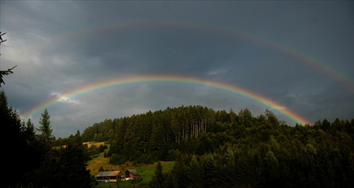 V objatí dažďových dúh .../ Hriňová - laz Uhlisko /