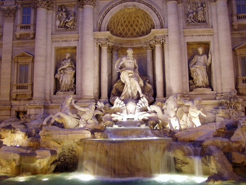 Fontana di Trevi  Rim