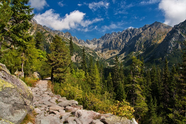 cestou na Hincovo pleso