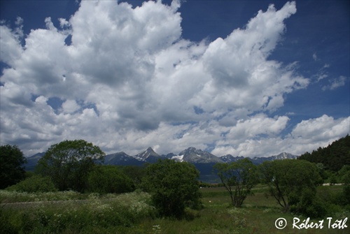 Pohľad na Vysoké Tatry