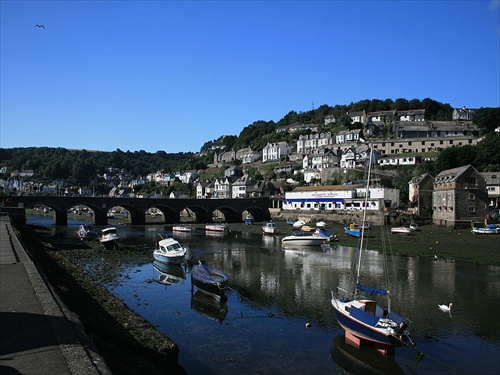 Cornwall- UK , rybarske mestečko Looe