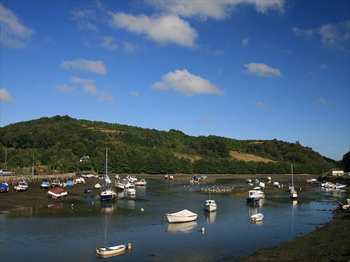 Cornwall- UK , rybarske mestečko Looe