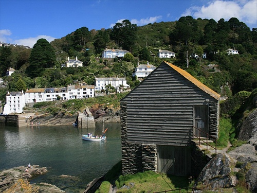 Cornwall- UK , Polpero, rybarske mestečko