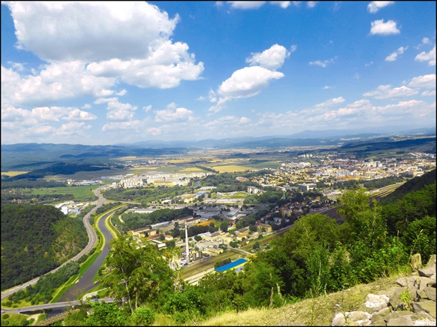 Mesto Zvolen v plnej kráse ...