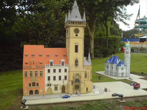 Mini Europe v Bruseli - Praha a Bratislava