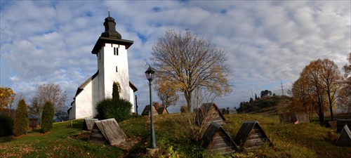 Panoráma kostolíka v Martinčeku 3