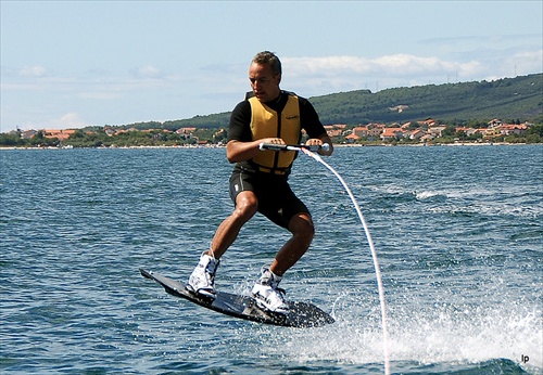 Na wakeboarde...