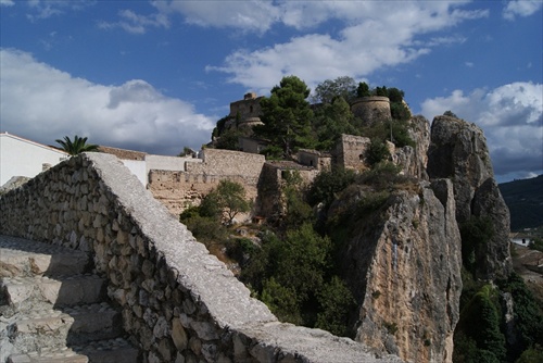 Guadalest - skalne mesto