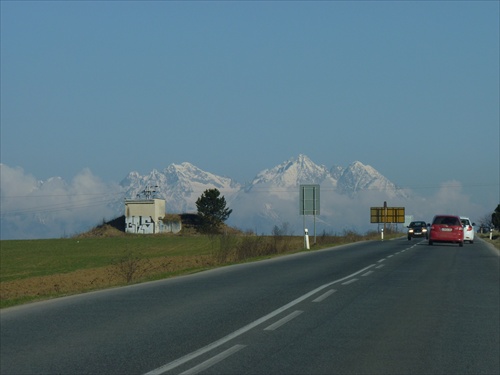 Tatry z auta