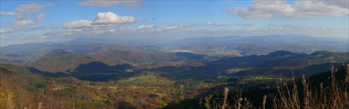 Slovensko z Kremnických vrchov - Krahule