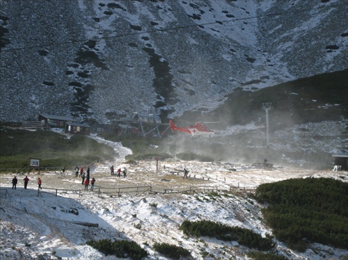 Skalnaté pleso - záchranná akcia